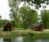 cabins across the lake