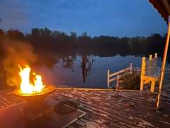 fire on the deck